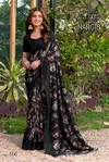 Nargis Vol 5 By Kashvi Black Vichitra Daily Wear Saree Wholesalers In Surat
